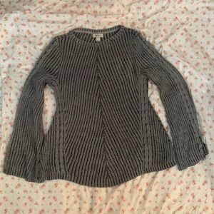 long sleeve pullover knit sweater